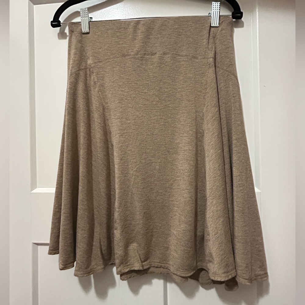 Max Studio Beige Skater Skirt